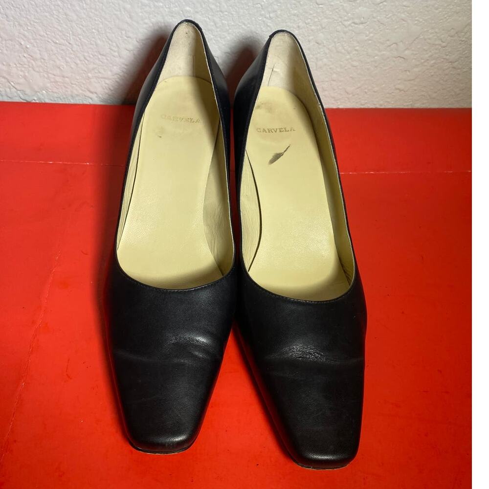 Carvela Black Leather Pumps Size 9.5 / 40 EU